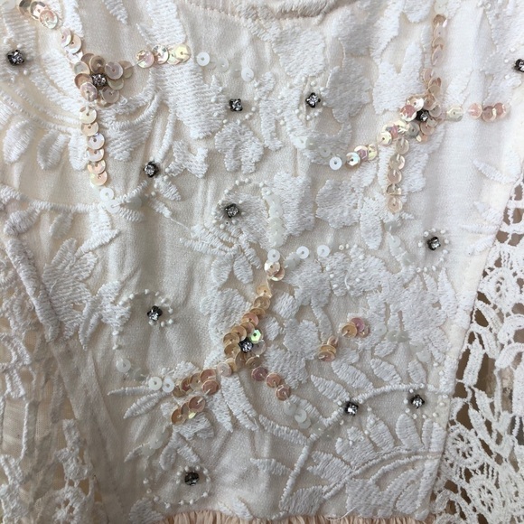 BKE Lace And Sequin Boho Tank top - Picture 3 of 6